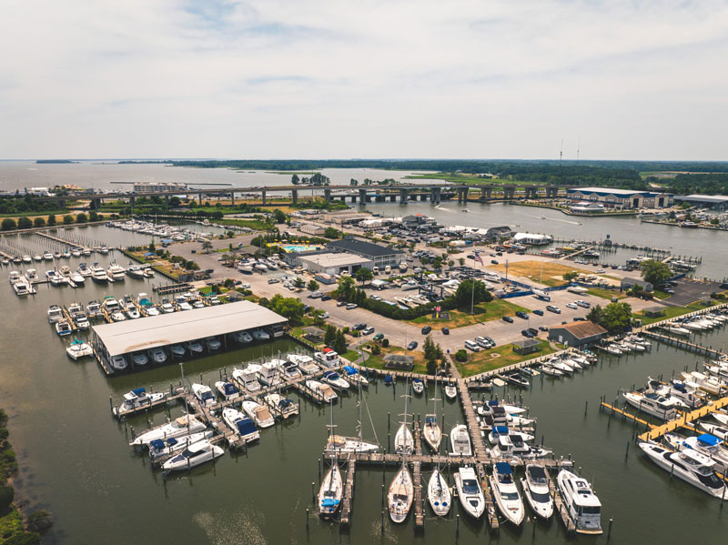 Bay Bridge Boat Show at Safe Harbor Narrows Point