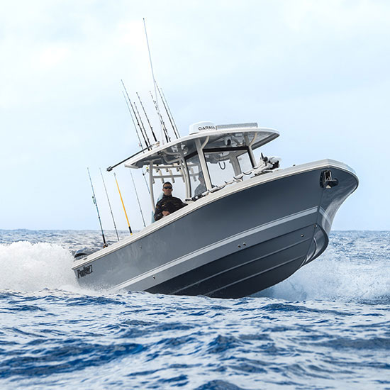 parker boats fathom center console